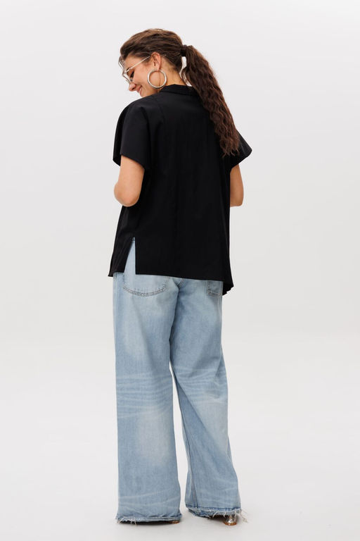 Рубашка ANELLI 1618 черный трюфель