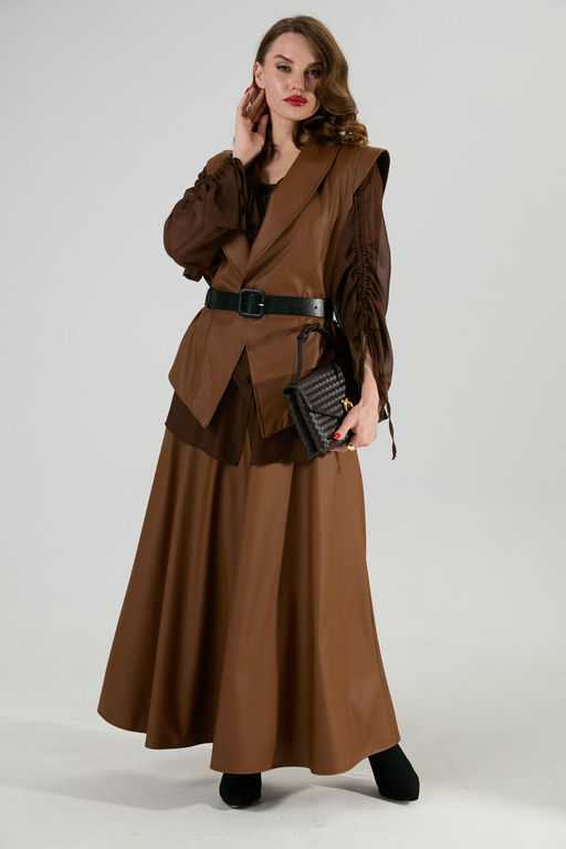 Жилет NIKVA н1027-3 шоколад