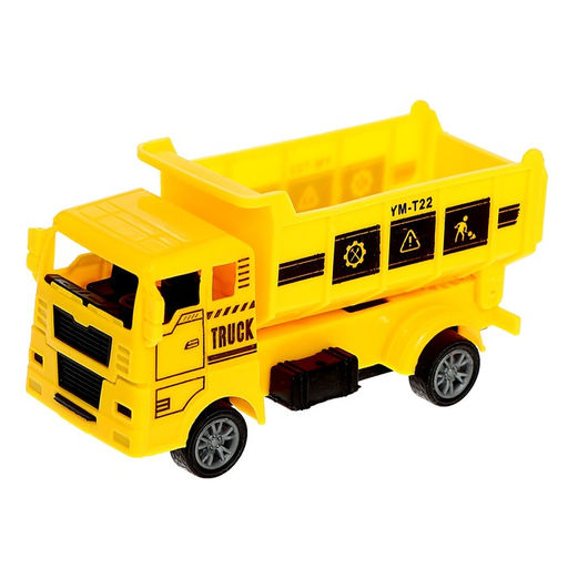 Набор машинок «Спецтехника», 3 шт., дорожные знаки, МИКС