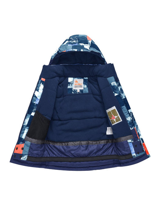 Горнолыжный костюм для мальчика темно-синего цвета 9327TS - Valianly фото 4