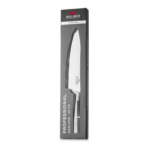 Нож Шеф Walmer Professional 20 см, цвет хром  фото 2