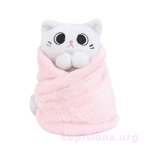 Мягкая игрушка Котик в одеялке - Купи слона фото 2