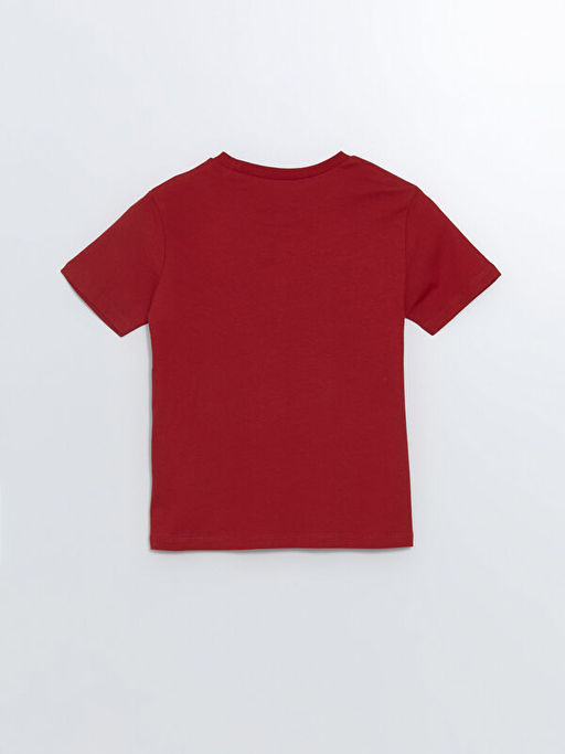 Bisiklet Yaka K?sa Kollu Bask?l? Erkek Bebek Ti??rt - Waikiki фото 3