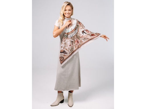 Платок женский Lanotti картина/№20