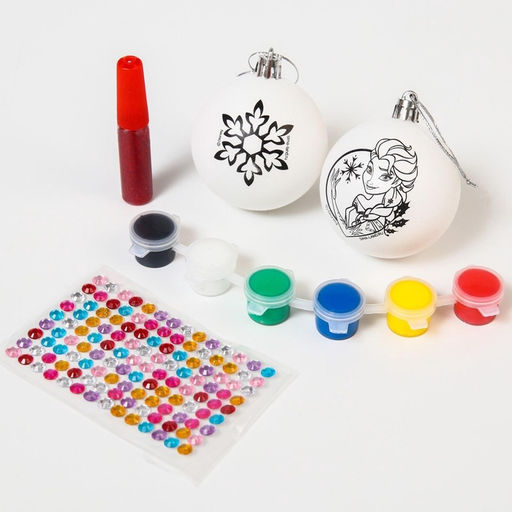 Набор для творчества Новогодние шары Холодное сердце, 2 шт., пакет