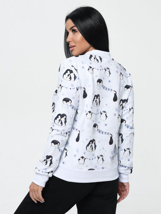 Бомбер женский Пингвины - Милана фото 5
