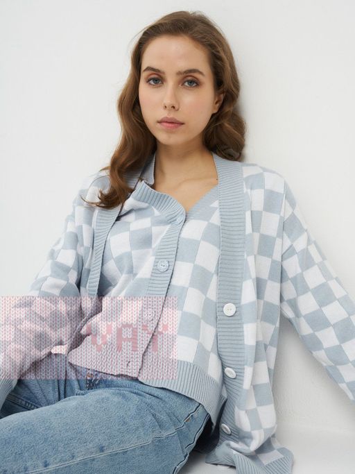 Жилет женский 5221-1740. 1267/798 туманная роса/белый