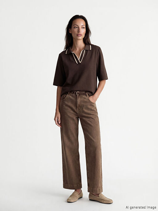 Polo Yaka Soft Touch Kad?n Ti??rt