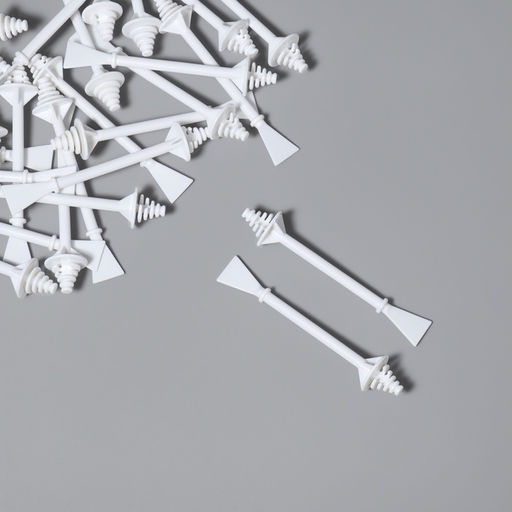 Шпатели для депиляции, двусторонние, пластиковые, 7.5×1.2 см, 50 шт. белые