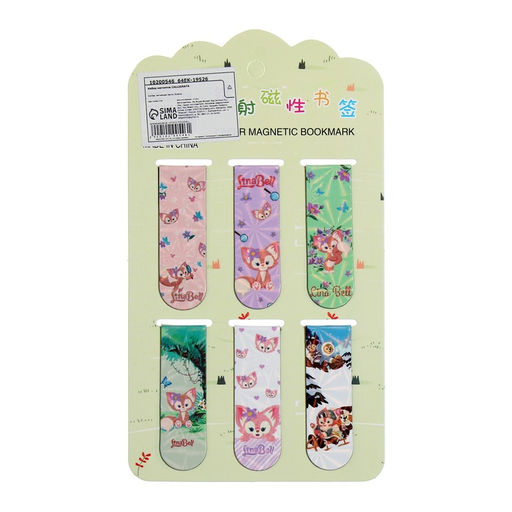 Набор закладок для книг магнитных 6 штук, Зверушки, МИКС - Calligrata фото 6