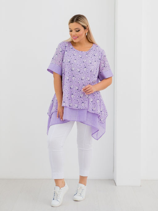 Туника 1411 сиреневый - Novita фото 8