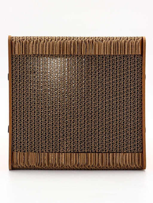 Когтеточка-лежанка Пижон из гофрокартона с кошачьей мятой КотТедж, 482424 см фото 8