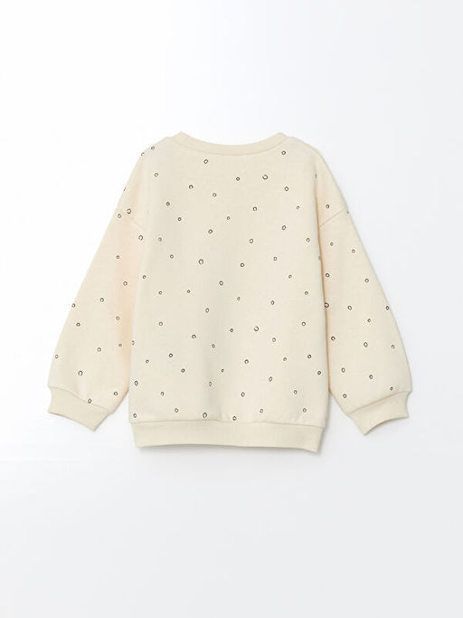 Kal?n Bisiklet Yaka K?z Bebek Sweatshirt - Waikiki фото 2