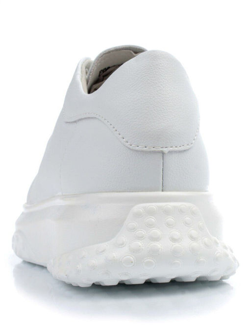 03-PDD136-1 WHITE Полуботинки спортивные женские (натуральная кожа) - No name фото 5