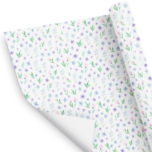 Цена за 10 шт. Бумага упаковочная глянцевая «Нежные цветы», 50 × 70 см