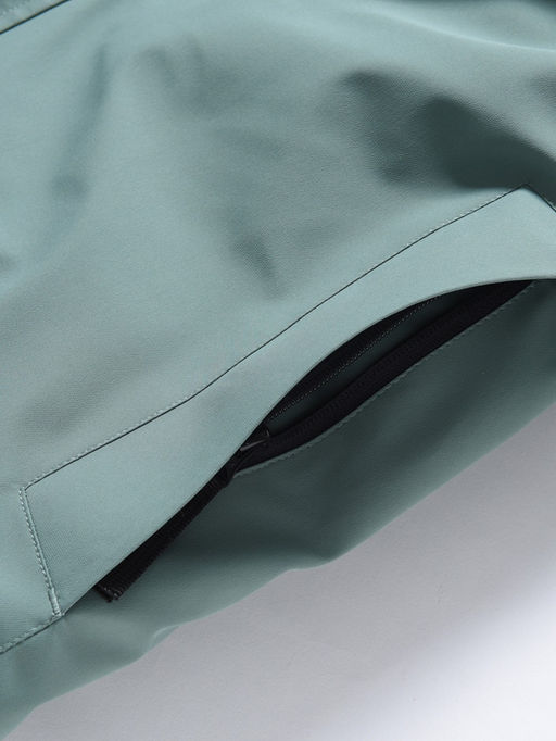 Парка зимняя мужская с капюшоном и мехом енот зеленого цвета 9537-1Z - Valianly фото 10