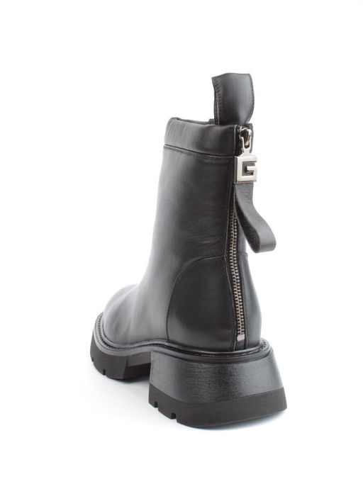 04-M3-L860 BLACK Ботинки зимние женские (натуральная кожа, натуральный мех) - Фабричный китай фото 7