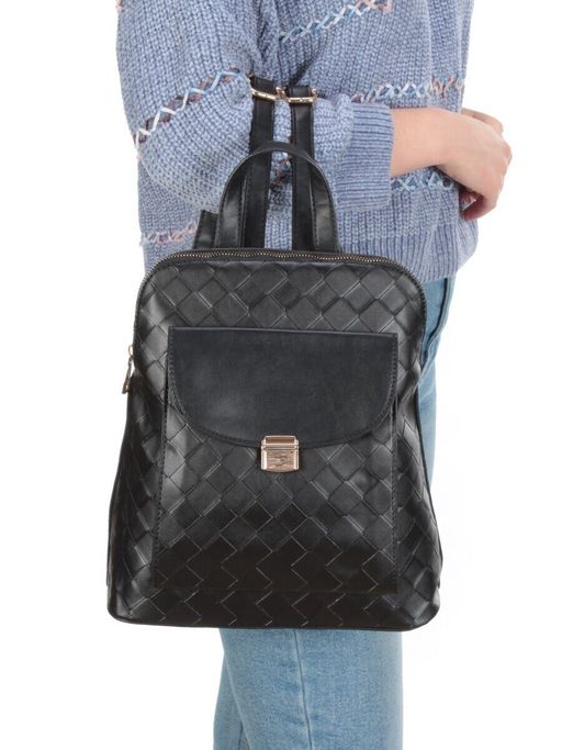 L22439 BLACK Сумка-рюкзак (искусственная кожа) - Фабричный китай фото 3