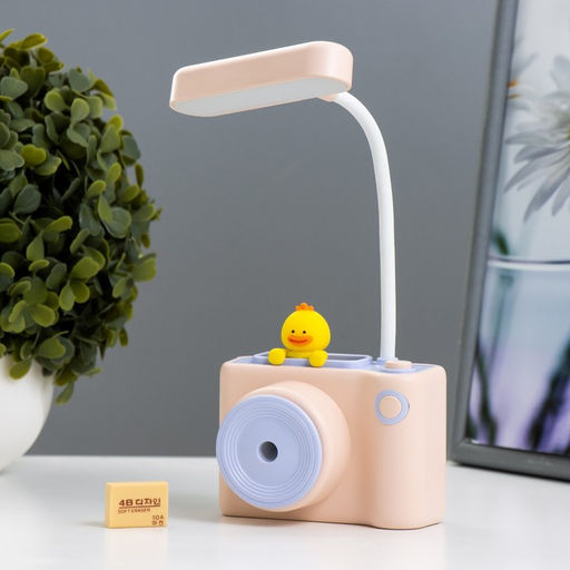 Настольная лампа "Фотоаппарат" LED 2Вт USB АКБ МИКС 10х6,5х23 см RISALUX