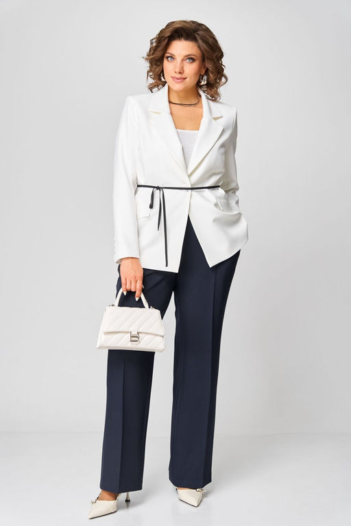 Костюм Aira Style 24237 Молочно-синий