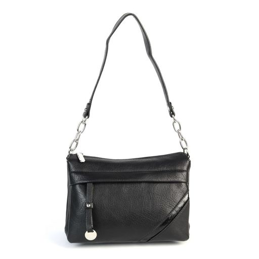 Женская сумка через плечо с пятью отделениями 35598 Блек - Cidirro фото 2