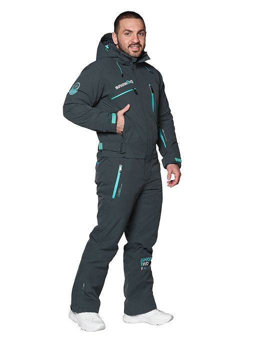 Комбинезон A-89025 Темно-серый