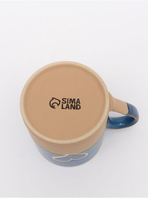 Кружка чайная керамическая Любовь, 350 мл, ручная работа