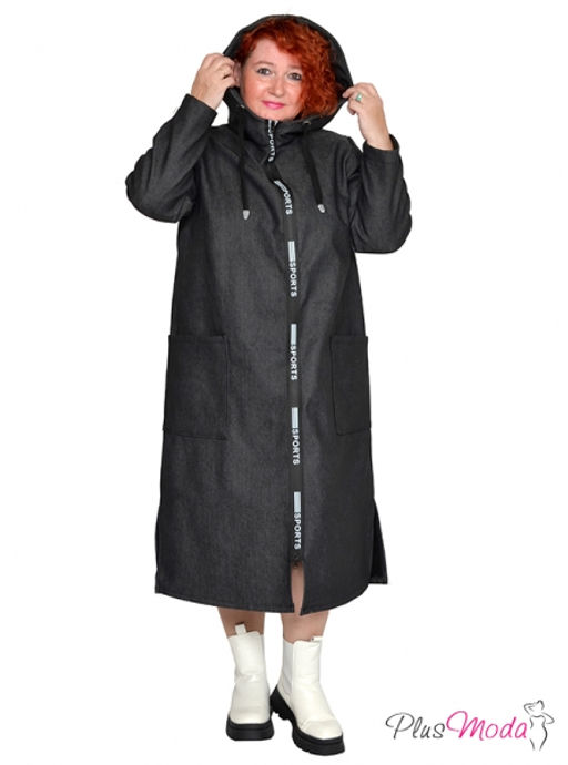 Пальто Модель №1696 размеры 44-84 - Plusmoda фото 3