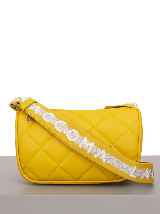 LACCOMA сумка Мелани-Ф826-желтый эко кожа хлопок