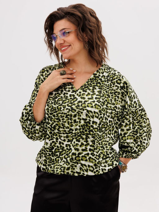 Блуза ANELLI 1676.1 зов джунглей фото 3
