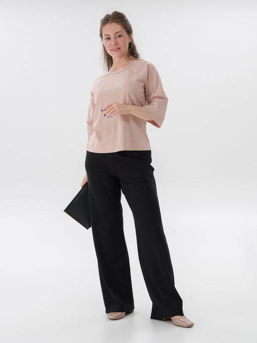 Брюки палаццо черные - Odis фото 3