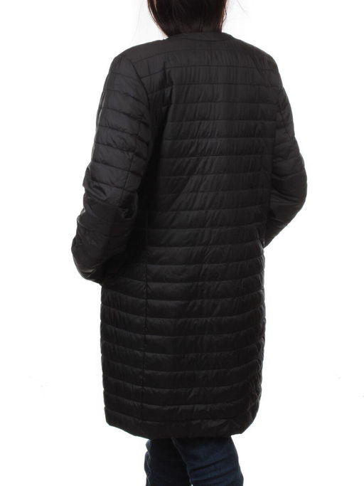 K-528 BLACK Куртка демисезонная стеганая женская (70 гр. холлофайбер) - Fashion фото 8