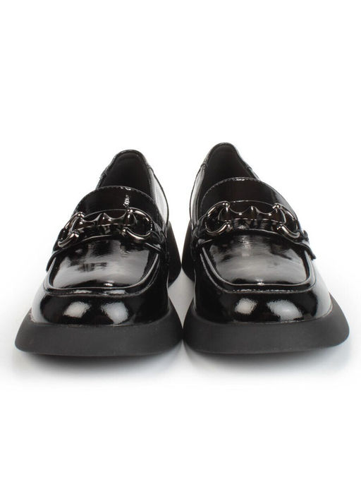 03-DCO137-5 BLACK Лоферы женские (натуральная кожа)