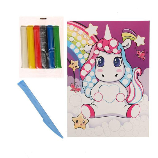 Аппликация пластилином Милый единорог - Школа талантов фото 3