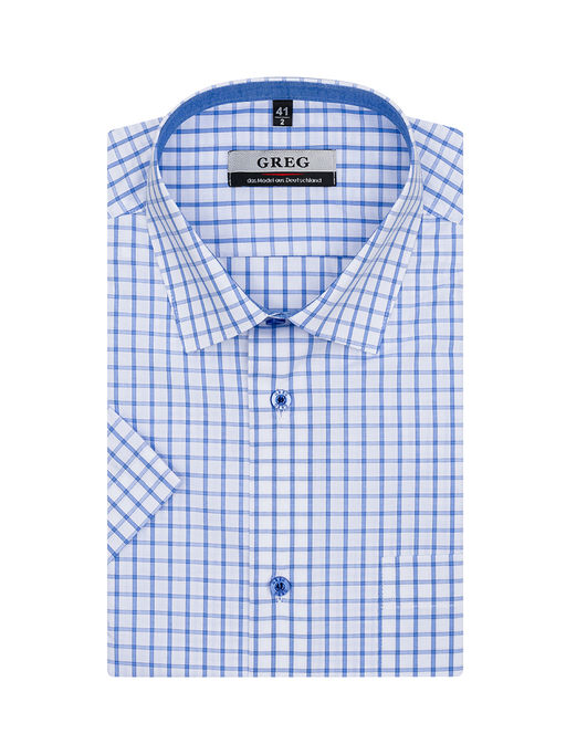 Сорочка мужская короткий рукав GREG 125/109/3031/1  фото 4