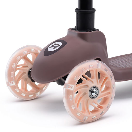 Самокат трёхколёсный ROCKET колёса PU, цвет коричневый - Кнр фото 6