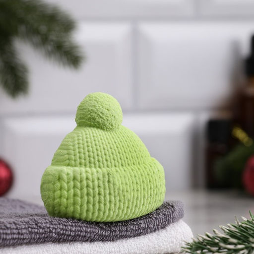 Цена за 2 шт. Бомбочка для ванн «Шапочка» с ароматом печенья, 55 г