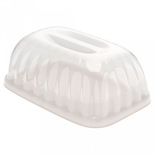 Хлебница 40,6х26,6х16,7см, прозрачная крышка, полипропилен (Россия)