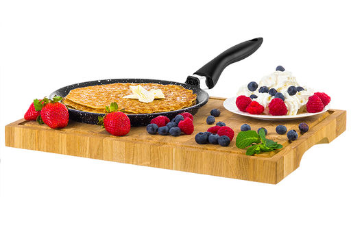 Сковорода блинная 22 см ГАРМОНИЯ ВКУСА "Черный мрамор" н/р, 39*23*7 см