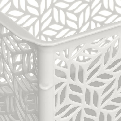 Корзина пластмассовая для хранения Linden 1,4л, 19х14х7,5см, универсальная, полипропилен, светло-серый (Россия) - Домашняя мода фото 6