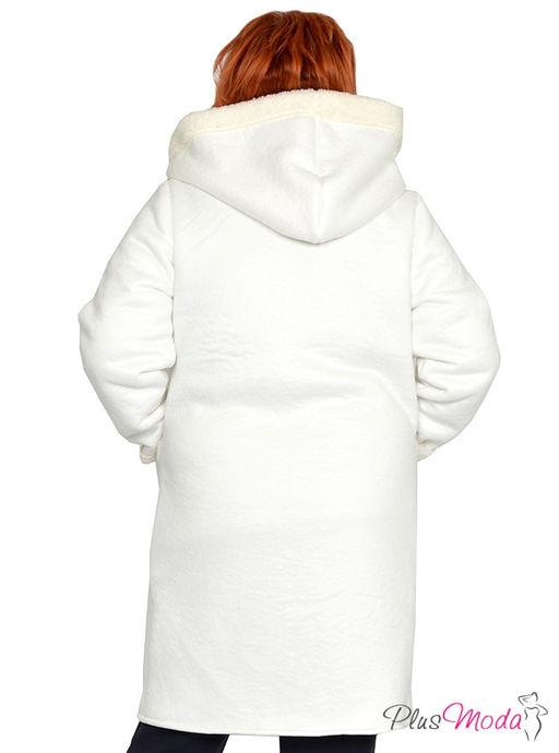 Жакет-дубленка Модель №1385 размеры 44-84 - Plusmoda фото 6