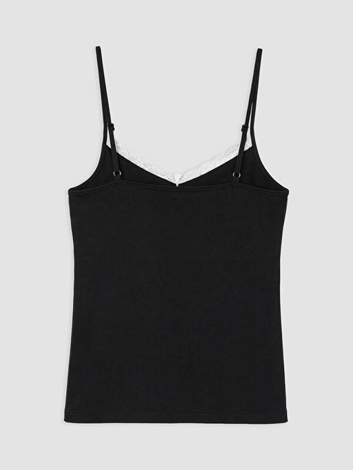?p Ask?l? Dantelli Kad?n ?ortlu Pijama Tak?m?