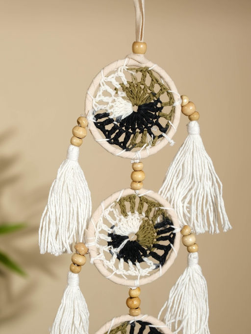 Ловец снов, 6×70 см, белый с чёрным