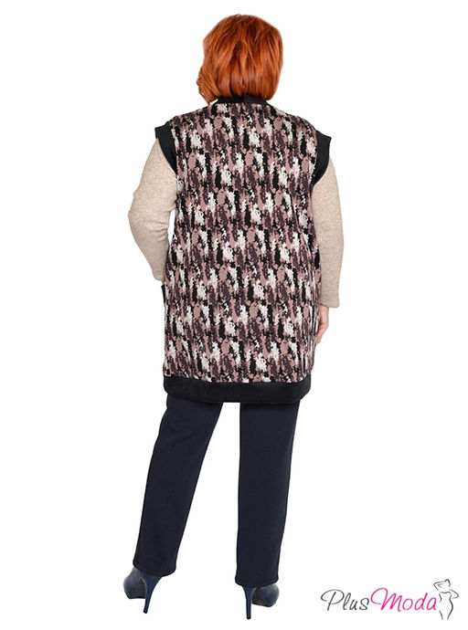 Жилет Модель №1382 размеры 44-84 - Plusmoda фото 6