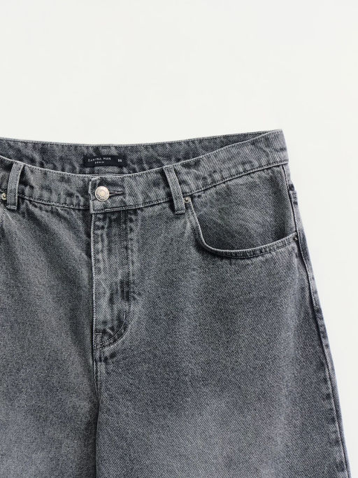 Джинсы baggy fit с эффектом стирки / Zarina  фото 9