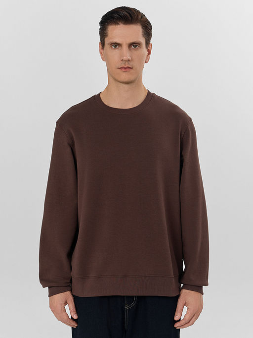 Свитшот мужской коричневый