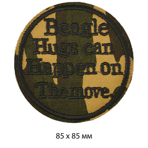 Термоаппликации арт.TBY.A21 Круглый шеврон 85х85 мм уп.10 шт