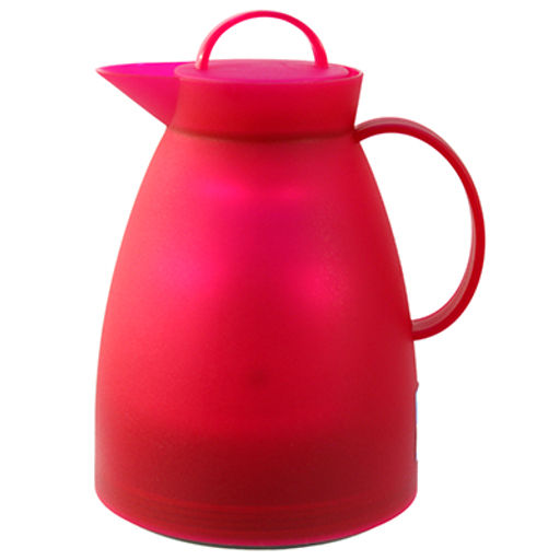 Термос-кувшин пластмассовый корпус Кофейник h22см, стеклянная колба 1л, цвета микс (Китай) - Домашняя мода фото 2