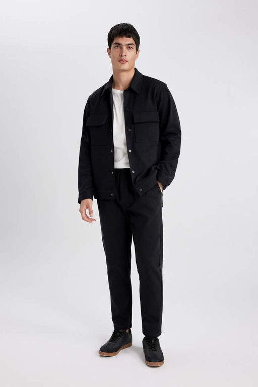 Yazl?k Jogger Pantolon Relax Fit Rahat Kesim Duz Paca Cepli Beli Bagc?kl? - Defacto фото 2