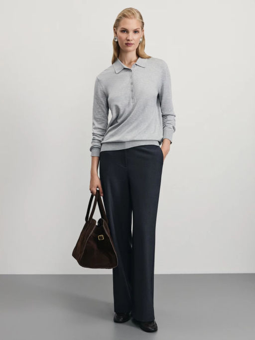 Прямые брюки на кулиске / Zarina